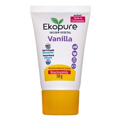 Desodorante Creme Bisnaga Ekopure Vanilla 50g