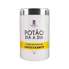 Creme para Pentear Alphahall Dia a Dia Manteiga Coco e Karite 1kg