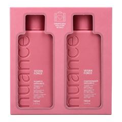 Kit Shampoo Condicionador Mini Viagem Nuance Vegan Force 100ml