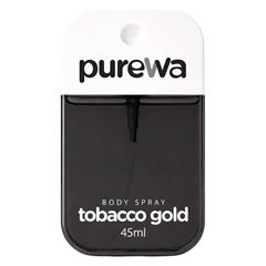 Body Splash Purewa Tobacco Gold 45ml