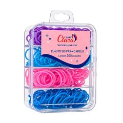 Elastico Santa Clara Para Cabelo Colorido C/200