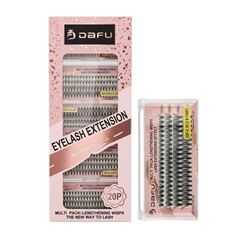 Cilios Para Extensão Em Tufus Dafu Fio A Fio 20P-0.10-D 8-14MIX