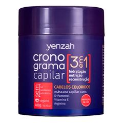 Máscara Yenzah Cronograma Capilar 3 em 1 Coloridos 480g