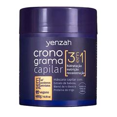 Máscara Yenzah Cronograma Capilar 3 em 1 480g