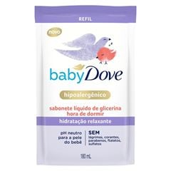 Refil Sabonete Liquido Dove Baby Hora de Dormir 180ml