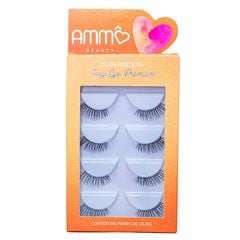 Cilios Posticos Ammo Beauty Foxy Eye Premium Model 1 REF AMOO25Y1