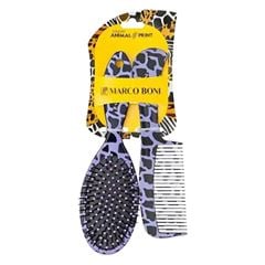 Kit Marco Boni Pente E Escova Estampa Animal Print