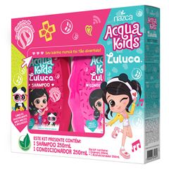 Kit Shampo + Condicionador Nazca Acqua Kids Luluca Todos os Tipos de Cabelo 250ml