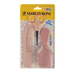 Kit Marco Boni Baby Infantil Com 3 Itens Rosa