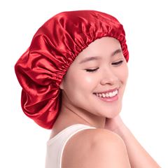 Santa Clara Touca Simples Cetim Anti-Frizz Cores Sortidas
