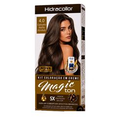 Coloração Creme Hidracollor Magic ton 4,0