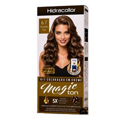 Coloração Creme Hidracollor Magic ton 6,7