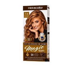 Coloração Creme Hidracollor Magic ton 7,4