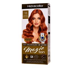 Coloração Creme Hidracollor Magic ton 7,66