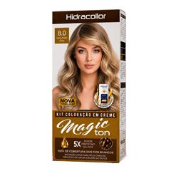 Coloração Creme Hidracollor Magic ton 8,0