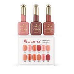 Esmalte Dafu Gel Jelly Nude 12x1 DF-EMRY-12N3