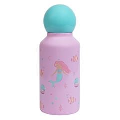 Garrafa Termica Pimpolho Inox Tampa Bola Sereia Rosa 350ml