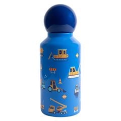 Garrafa Termica Pimpolho Inox Tampa Bola Caminhões Azul 350ml