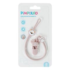 Prendedor de Chupeta Bichinho Pimpolho Silicone Tamanho Unico Feminino Rosa