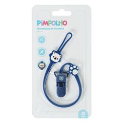 Prendedor de Chupeta Bichinho Pimpolho Silicone Tamanho Unico Masculino Azul