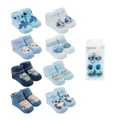 Kit Meia Pimpolho 2 Pares RN Masculina Sortido REF 0301523