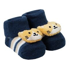 Meia Bichinho Pimpolho RN Masculino Mescla Azul Raposa