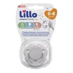 Chupeta Lillo Candy Silicone Tamanho 1 Neutra