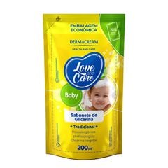 Sabonete Liquido Glicerina Pouch Dermacream Baby Tradicional 200ml