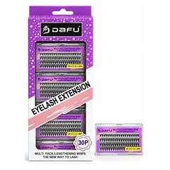 Cilios Para Extensão Em Tufus Dafu Fio A Fio 30P-0.07-D 8-14MIX