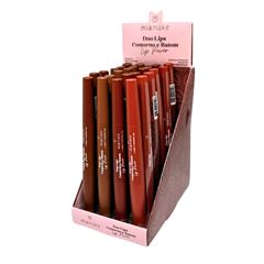 Duo Lips Mia Make Contorno e Batom Marrom
