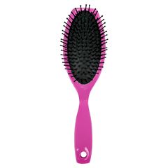Escova Oval Almofada Para Cabelo - Rosa
