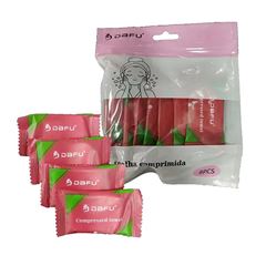 TOALHA FACIAL COMPRIMIDA COM 8 PCS