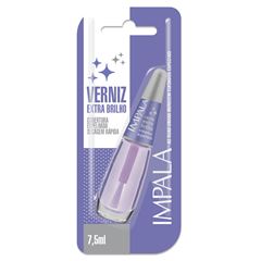 Impala Esmalte Verniz Extra Brilho Cobertura Espelhada C/6un