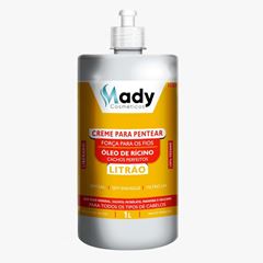 Creme Para Pentear Mady Litrão Óleo de Rícino 1lt