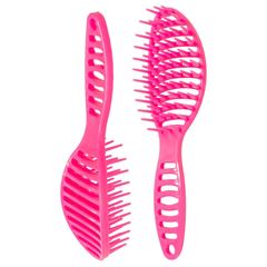Escova Plástica Flex Para Os Cabelos