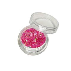 Pote Com Glitter N? 3 Para Decorac?o De Unha - Rosa