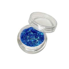 Pote Com Glitter N? 2 Para Decorac?o De Unha - Azul