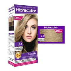 Tinta De Cabelo Hidracollor 7.1 Loiro Médio Acinzentado 100Ml