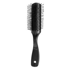 Escova Plástica Modelo Jacaré Luxo Para Os Cabelos - Preta