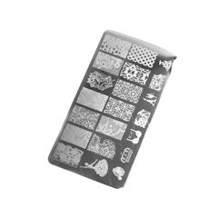 Placa De Metal Bc-05 Para Carimbo De Unha