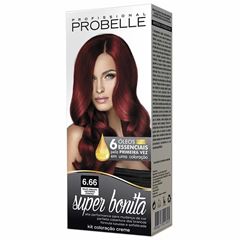 Coloração Probelle Super Bonita Louro Escuro Vermelho Intenso 6.66
