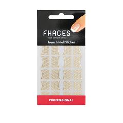 ADESIVO FRENCH NAIL RENDA DOURADA