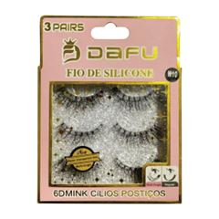 Cílios Postiços Dafu W10 C/3 Pares