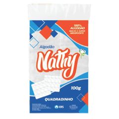 Algodão Hidrófilo Quadradinho 100G - Nathy