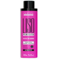 Glatten Shampoo Pós Química - Liso Perfeito - 450Ml