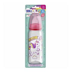 Mamadeira Magia 240Ml Bico Ortodôntico De Silicone Rosa