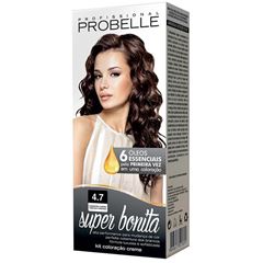 Coloração Probelle Super Bonita Castanho Médio Marrom Intenso - 4.7