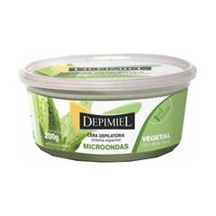 Cera Depilatória Para Microondas Depimiel Aloe Vera 200G