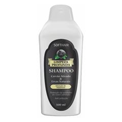 Shampoo Soft Hair Limpeza Profunda Carvao Ativado 500Ml