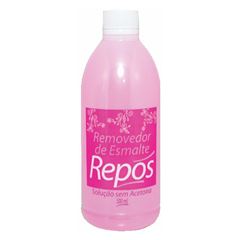 Removedor De Esmalte Solução Sem Acetona Repos 500Ml